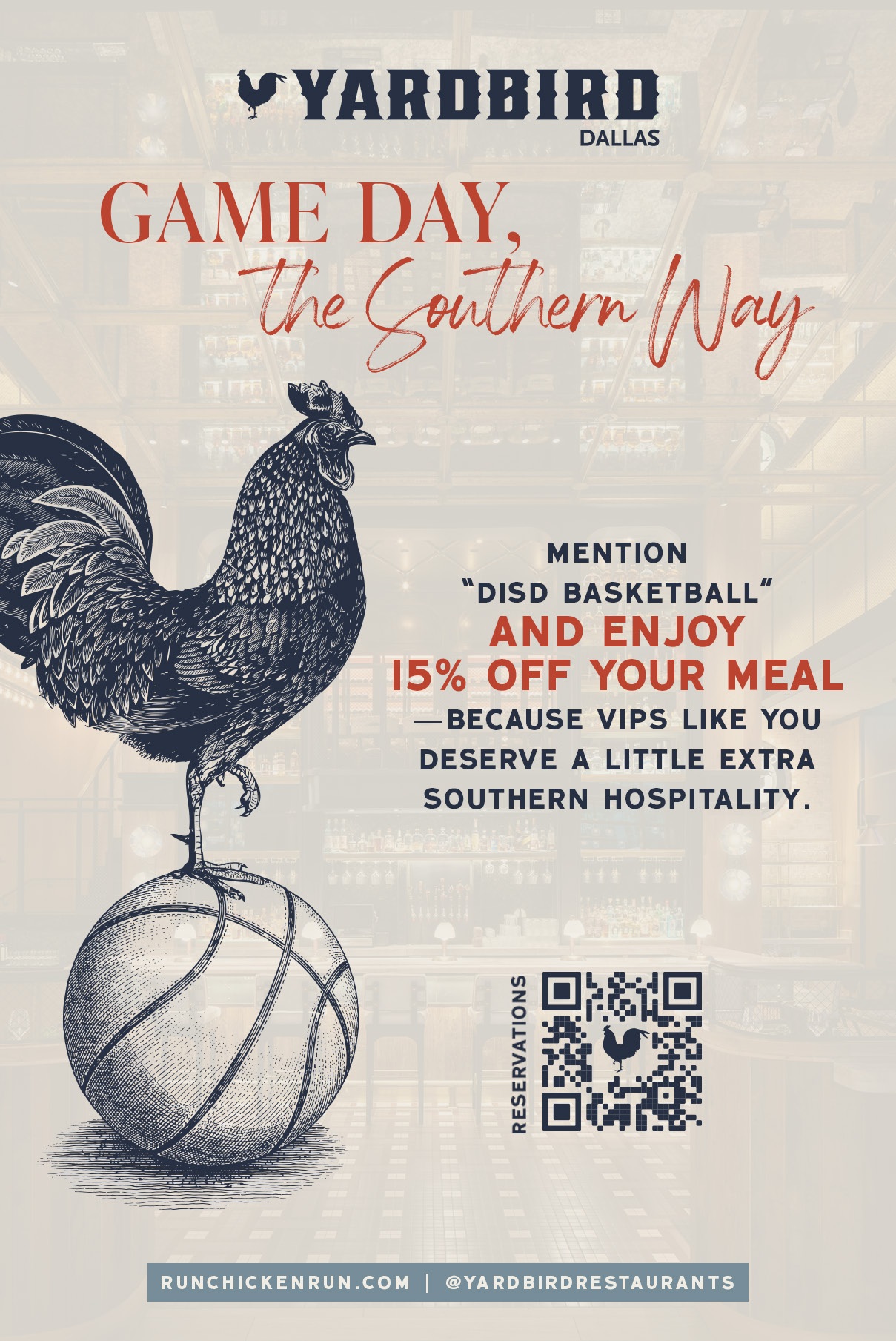 YardBird Discount Offer for DISD